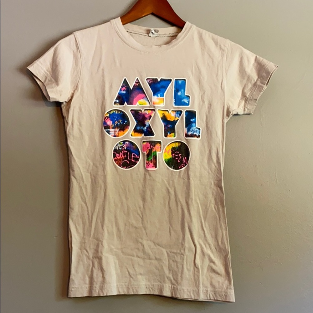 Coldplay Mylo Xyloto 2012 Tour t-shirt
